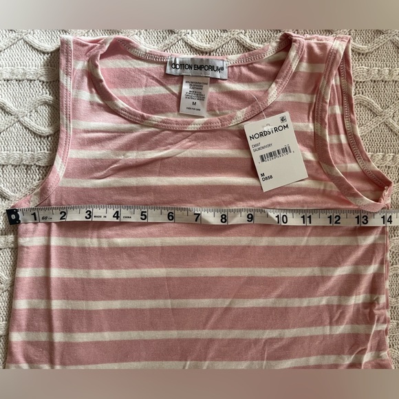 NWT Cotton Emporium Sleeveless Cropped Tank Juniors Size Medium - Picture 5 of 10